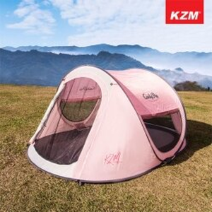 [카즈미] 캔디팝 피크닉 팝업텐트 2인용 (핑크)