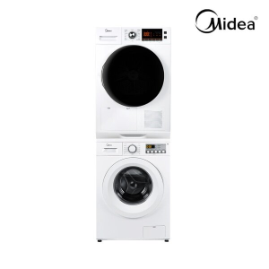 [미디어] Midea 트윈타워 의류건조기 10kg + 드럼세탁기 9kg WCD-H103W+MW-F902W [방문설치]